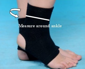 107 Ankle Standard (BLK) - Cozy Support